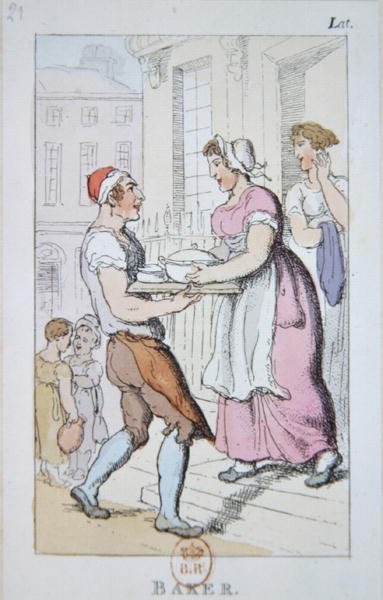 Ein Bäcker von George Derville Rowlandson