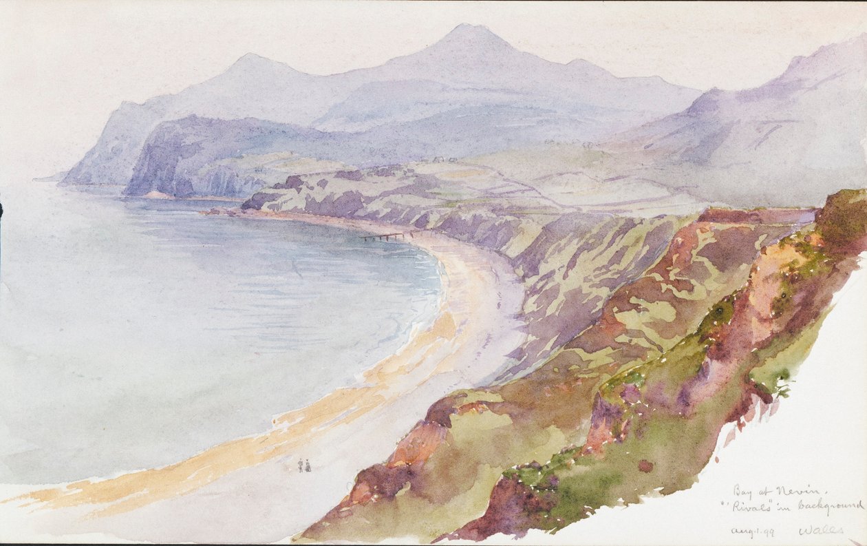 Bucht bei Nevin, Wales von George Elbert Burr