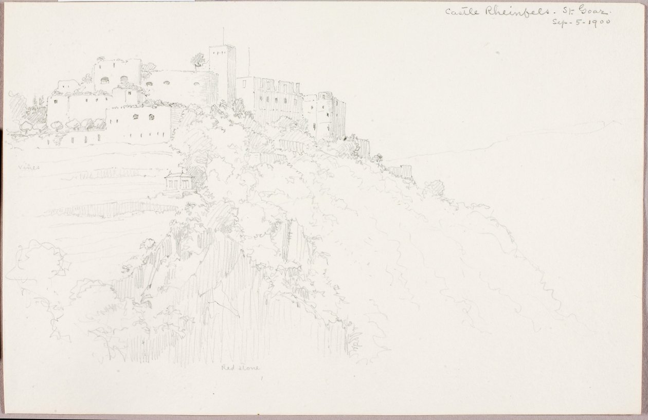 Burg Rheinfels, St. Goar von George Elbert Burr