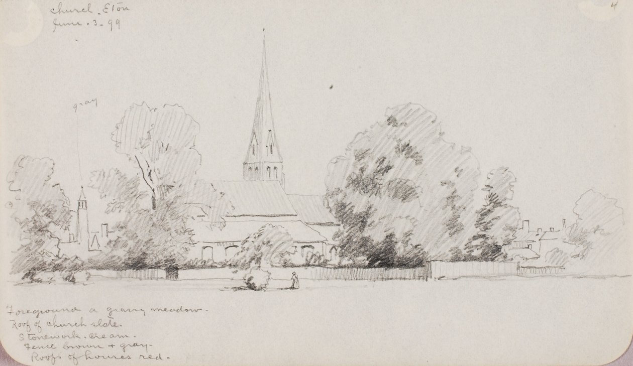 Kirche, Eton von George Elbert Burr