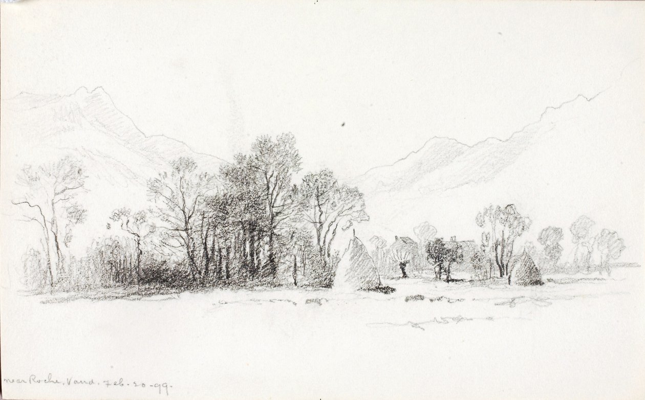 Nahe Roche, Waadt von George Elbert Burr
