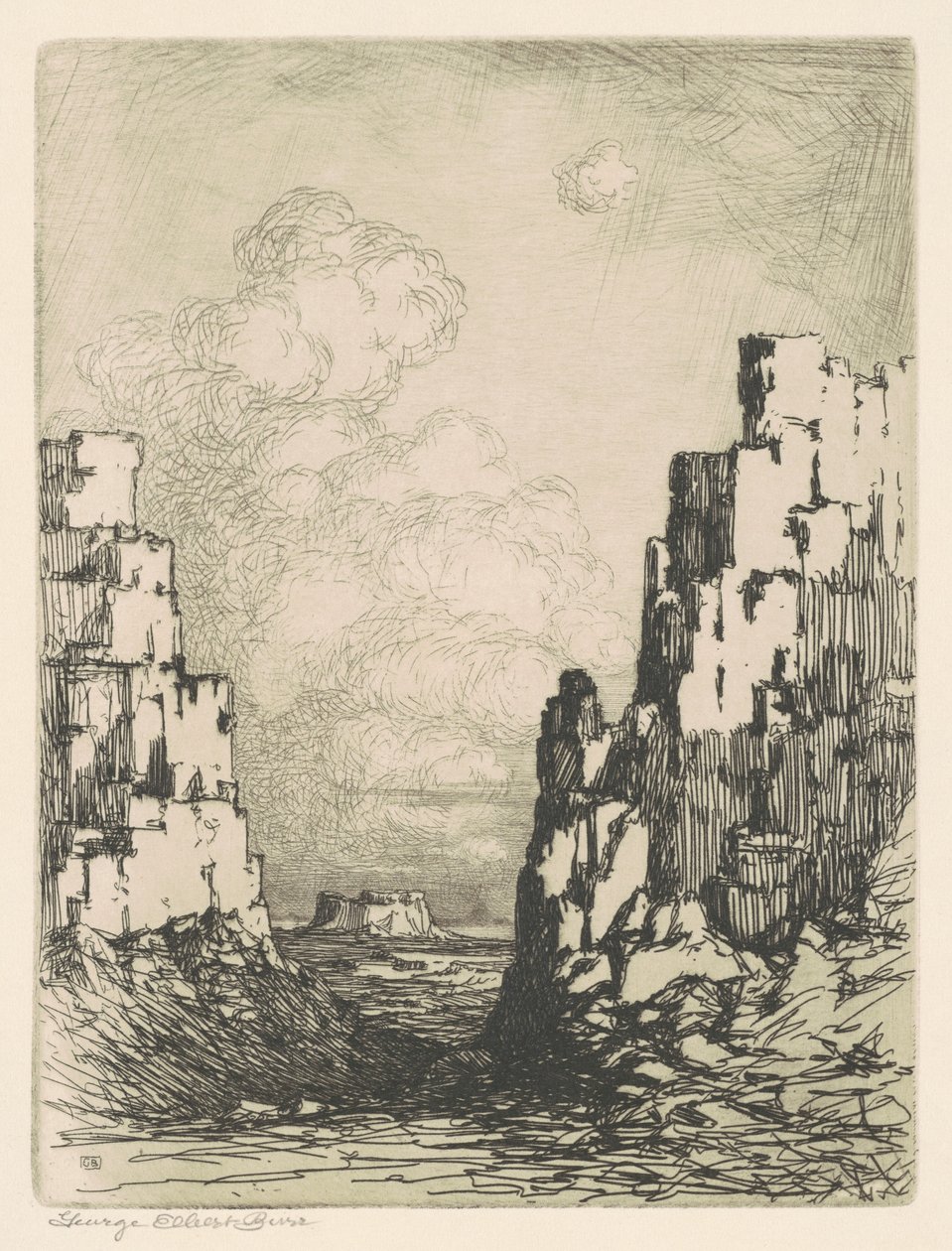 Der kleine Canyon von George Elbert Burr