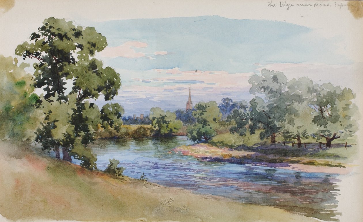 Der Wye bei Ross von George Elbert Burr
