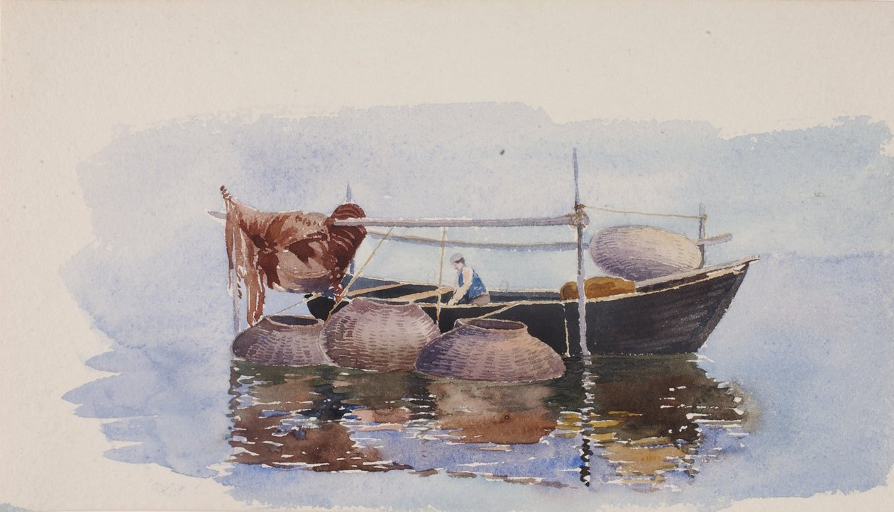 Ohne Titel - Fischerboot von George Elbert Burr