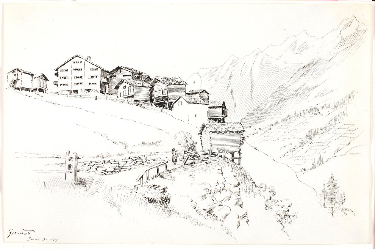 Zermatt von George Elbert Burr