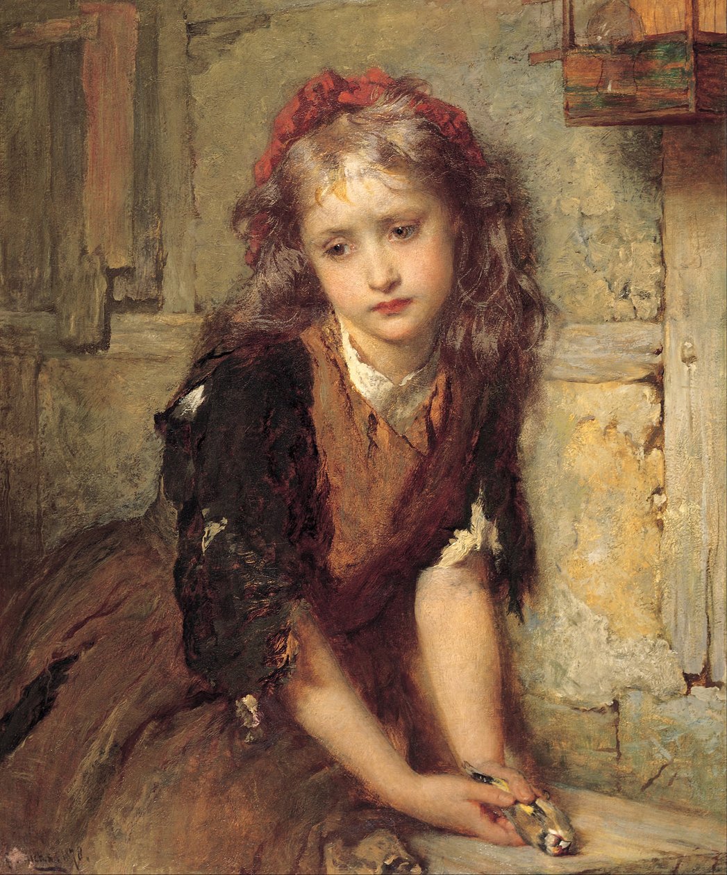 Toter Stieglitz von George Elgar Hicks