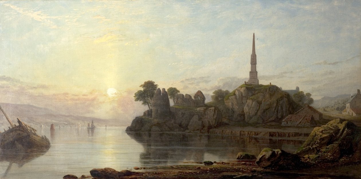 Am Clyde, 19. Jahrhundert von George F. Buchanan