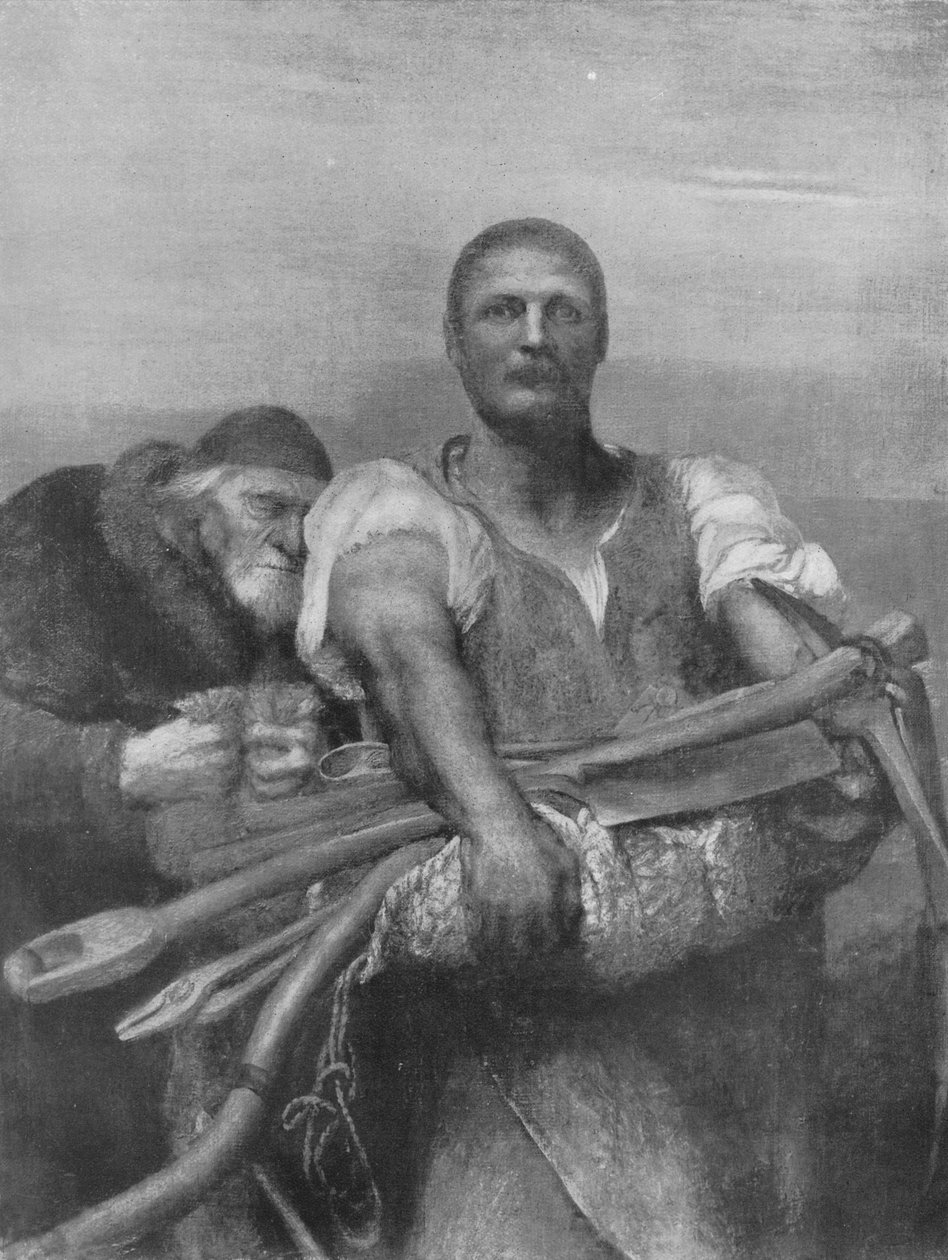 Industrie und Gier, um 1900, 1917 von George Frederick Watts