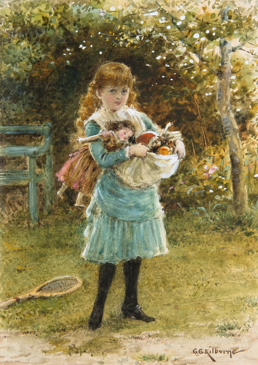 Zum Spielen ausgehen von George Goodwin Kilburne