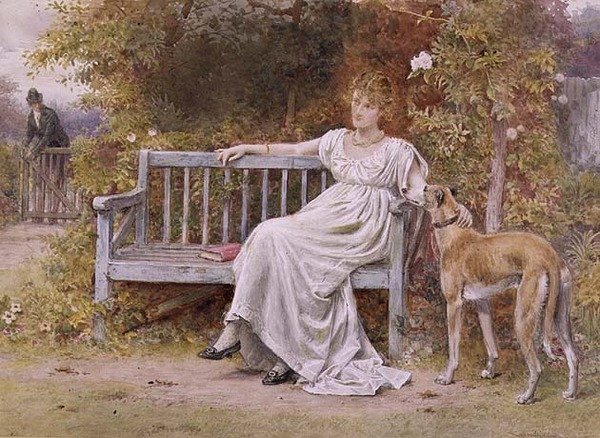 Platz für Einen von George Goodwin Kilburne