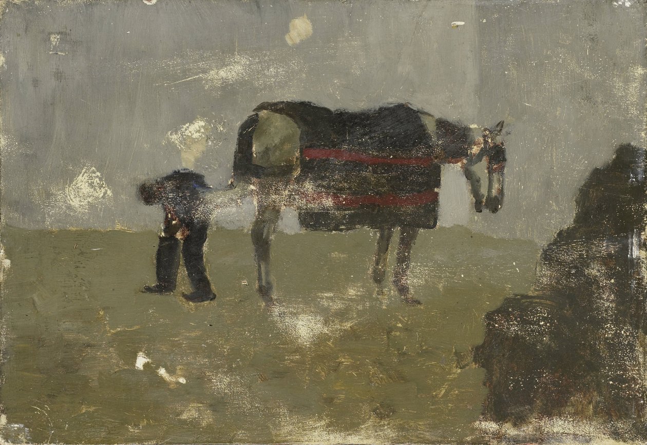 Schmied mit Grau von George Hendrik Breitner