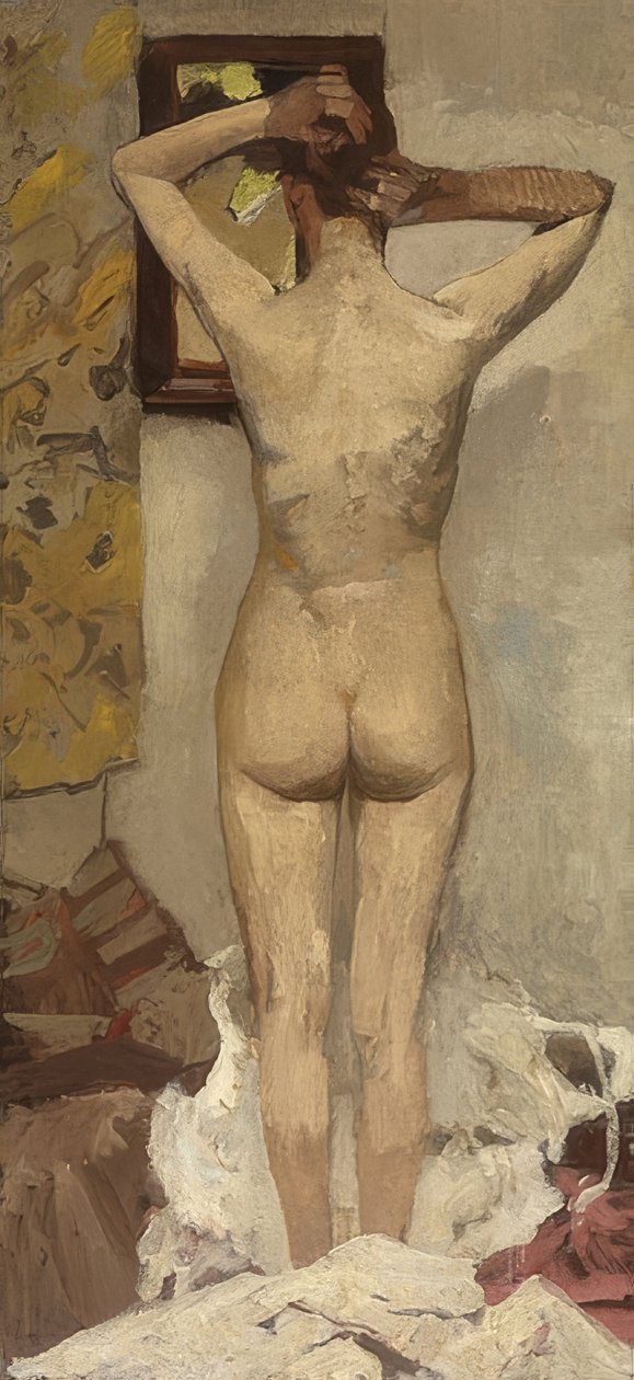 Stehender Akt von George Hendrik Breitner