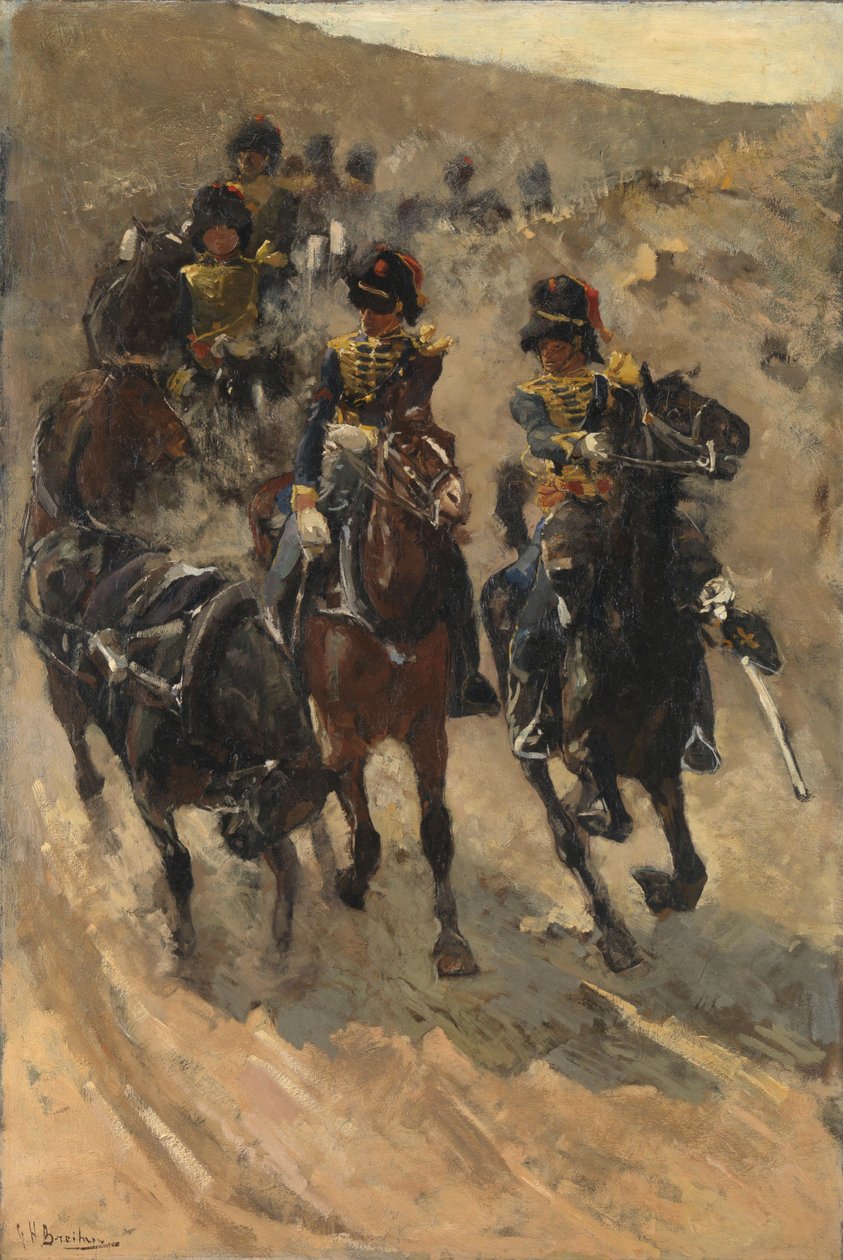 Die Gelben Reiter von George Hendrik Breitner