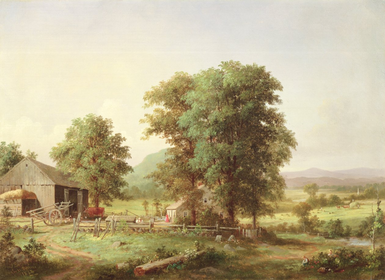Sommerlandschaft, 1862 von George Henry Durrie