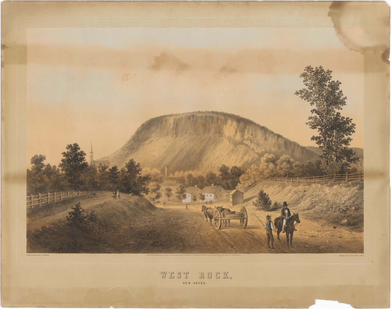 West Rock, New Haven von George Henry Durrie