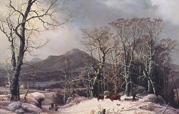 Holz für den Winter von George Henry Durrie