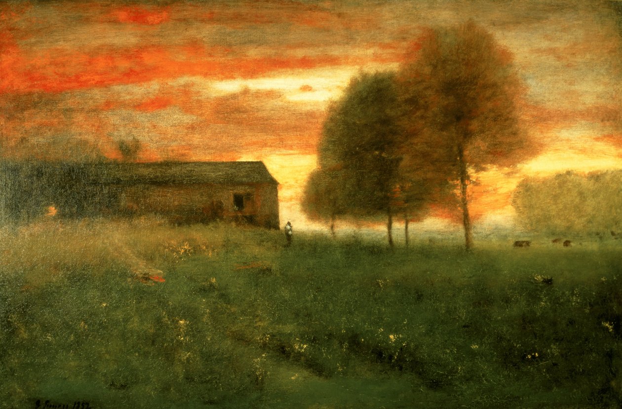 Sonnenuntergang, Montclair von George Inness