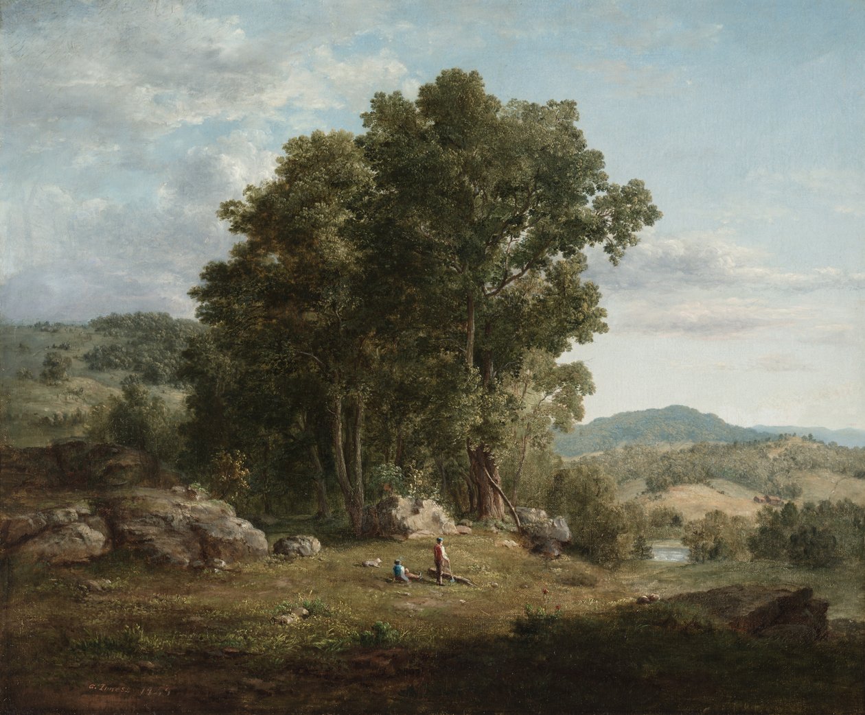Der Holzfäller von George Inness