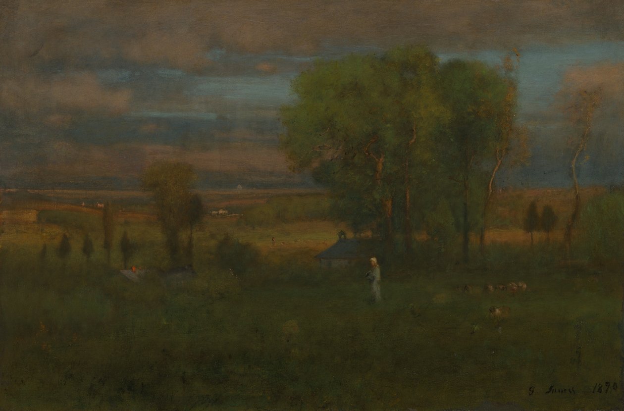 Dämmerung in Italien von George Inness