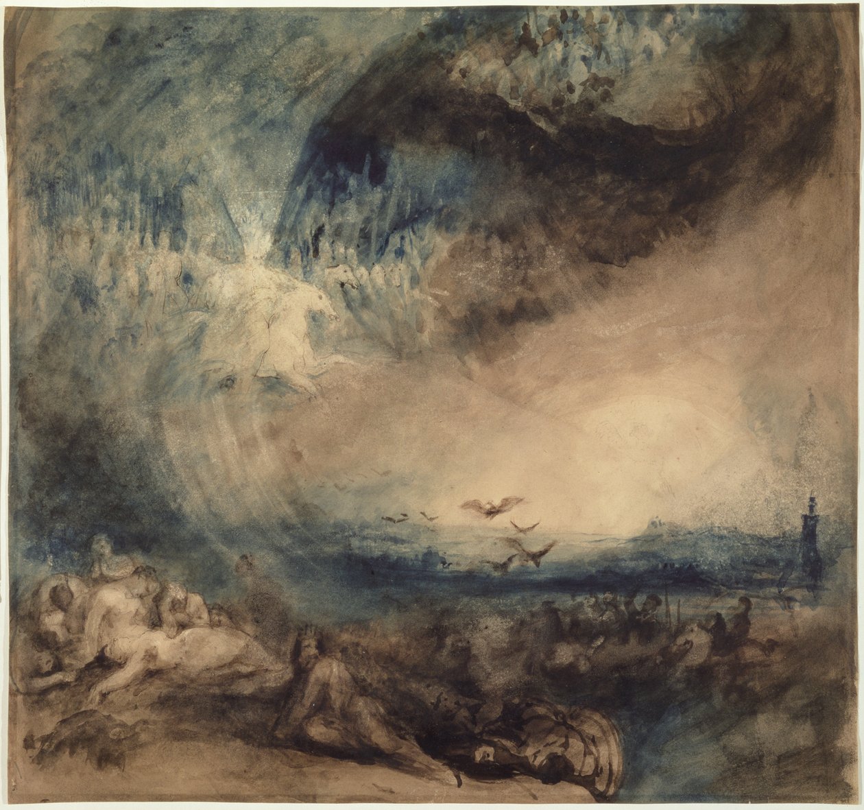 Der Himmel geöffnet, 1850 von George Jones