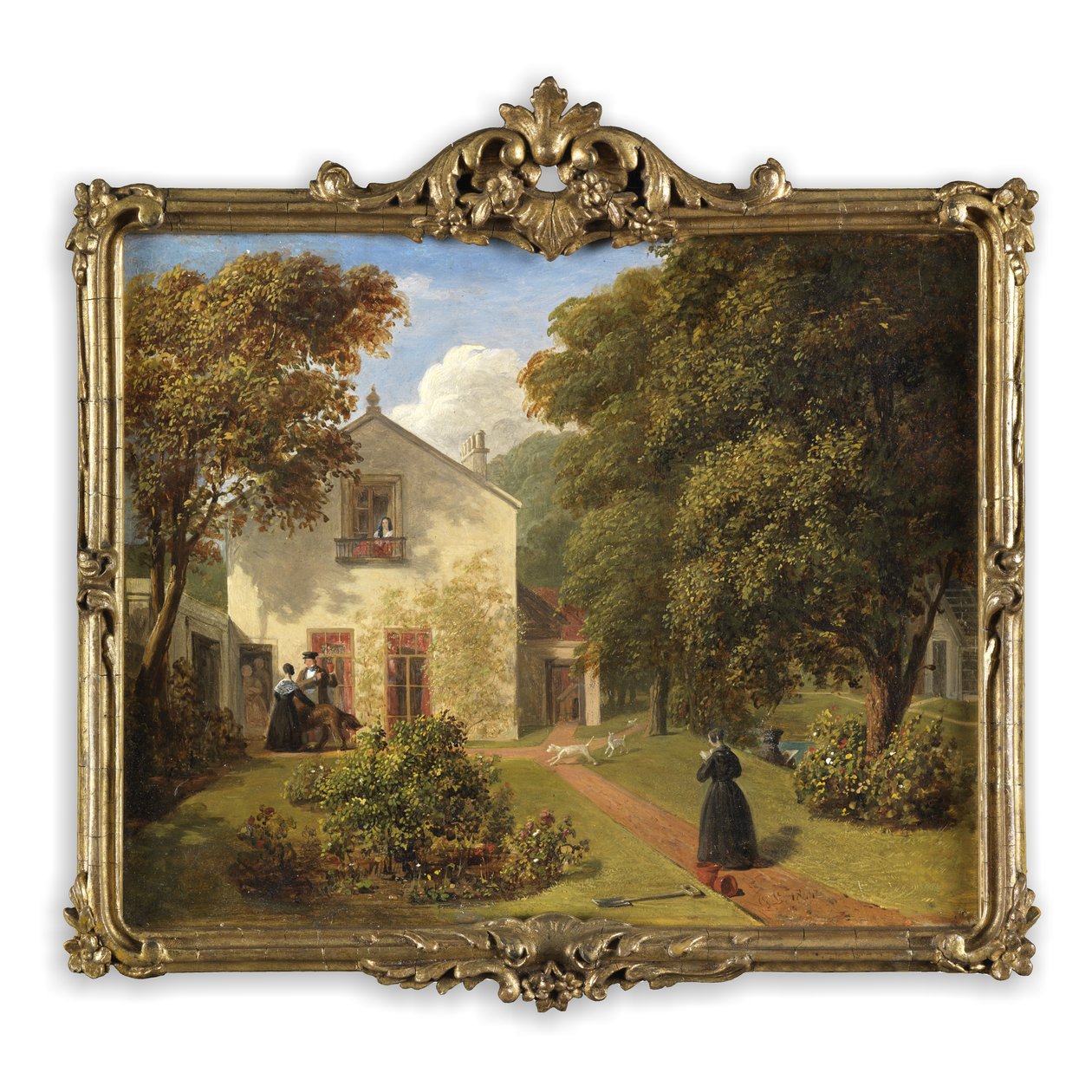 Ein sonniger Garten von George Lance