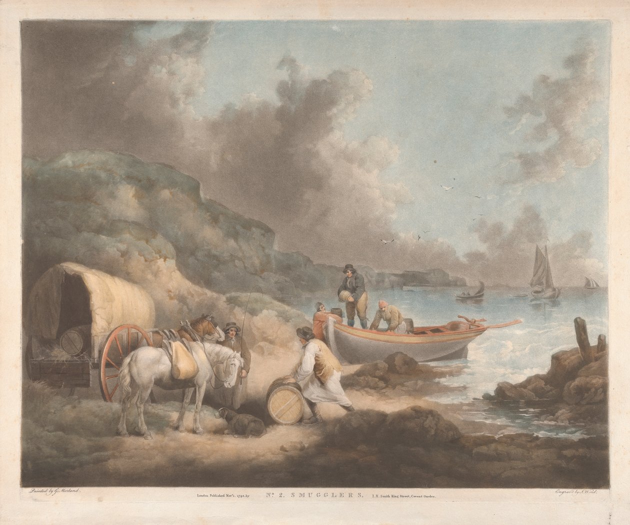 Schmuggler von George Morland