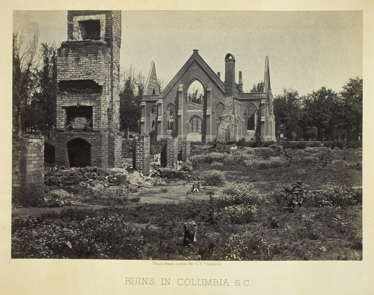 Ruinen in Columbia, S.C. von George N. Barnard