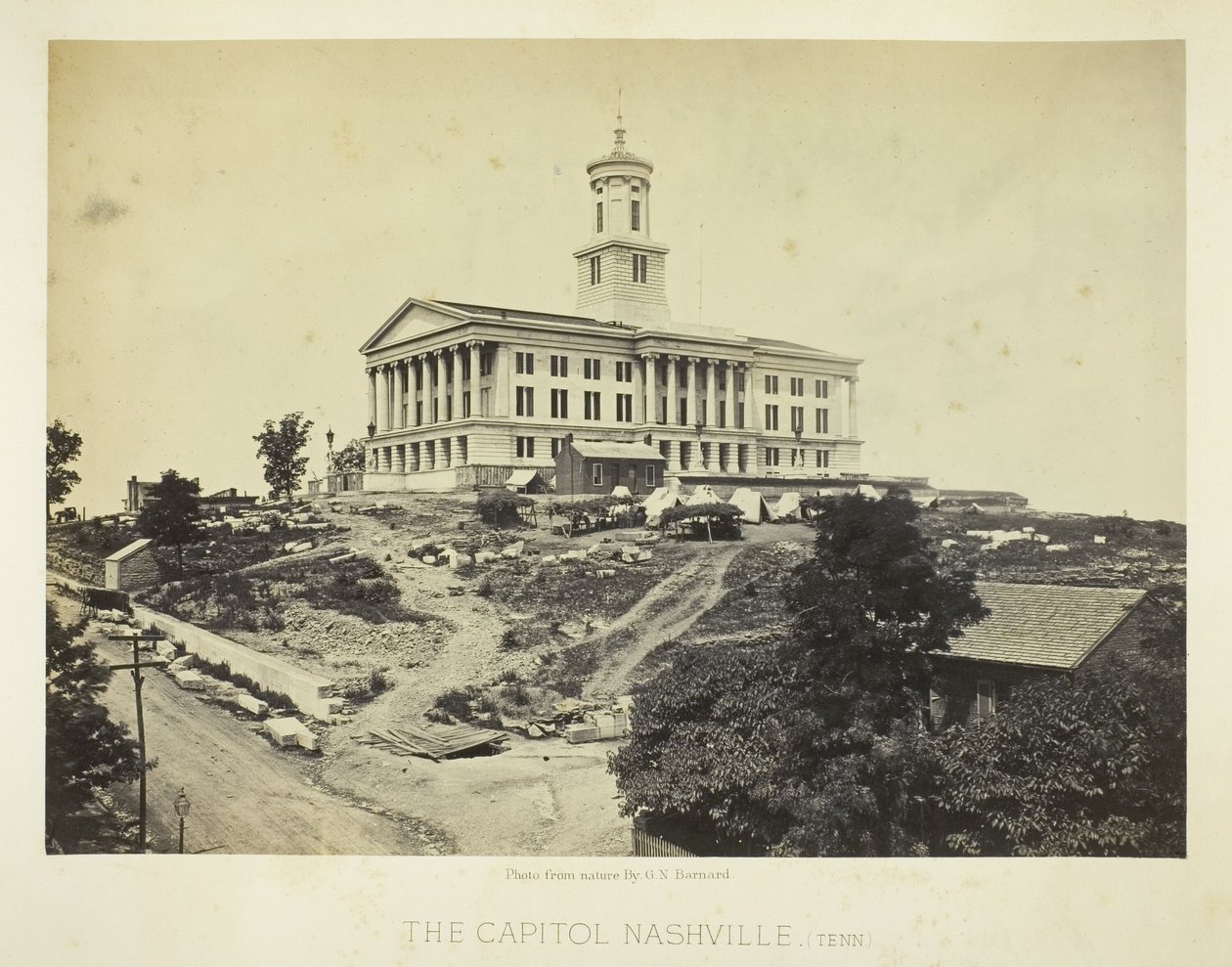 Das Kapitol, Nashville, Tennessee von George N. Barnard