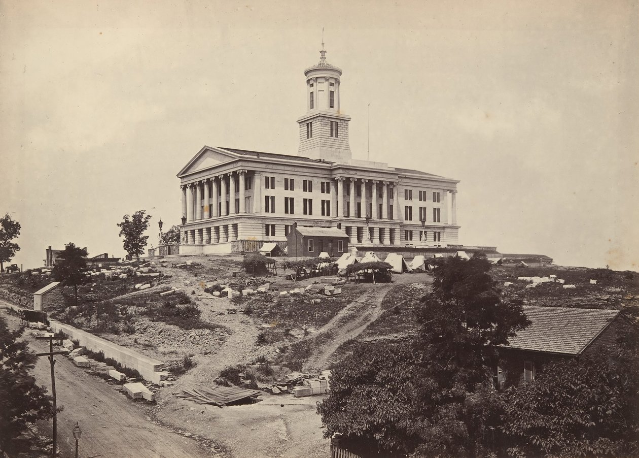 Das Kapitol, Nashville, Tennessee, 1860er Jahre von George N. Barnard
