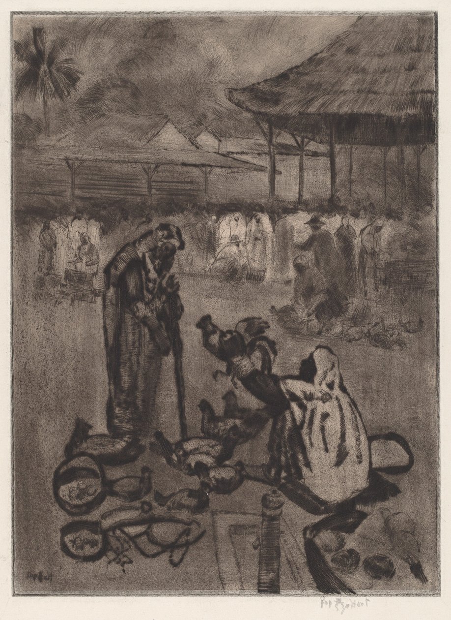 Hühnerverkäufer, Trinidad von George Overbury