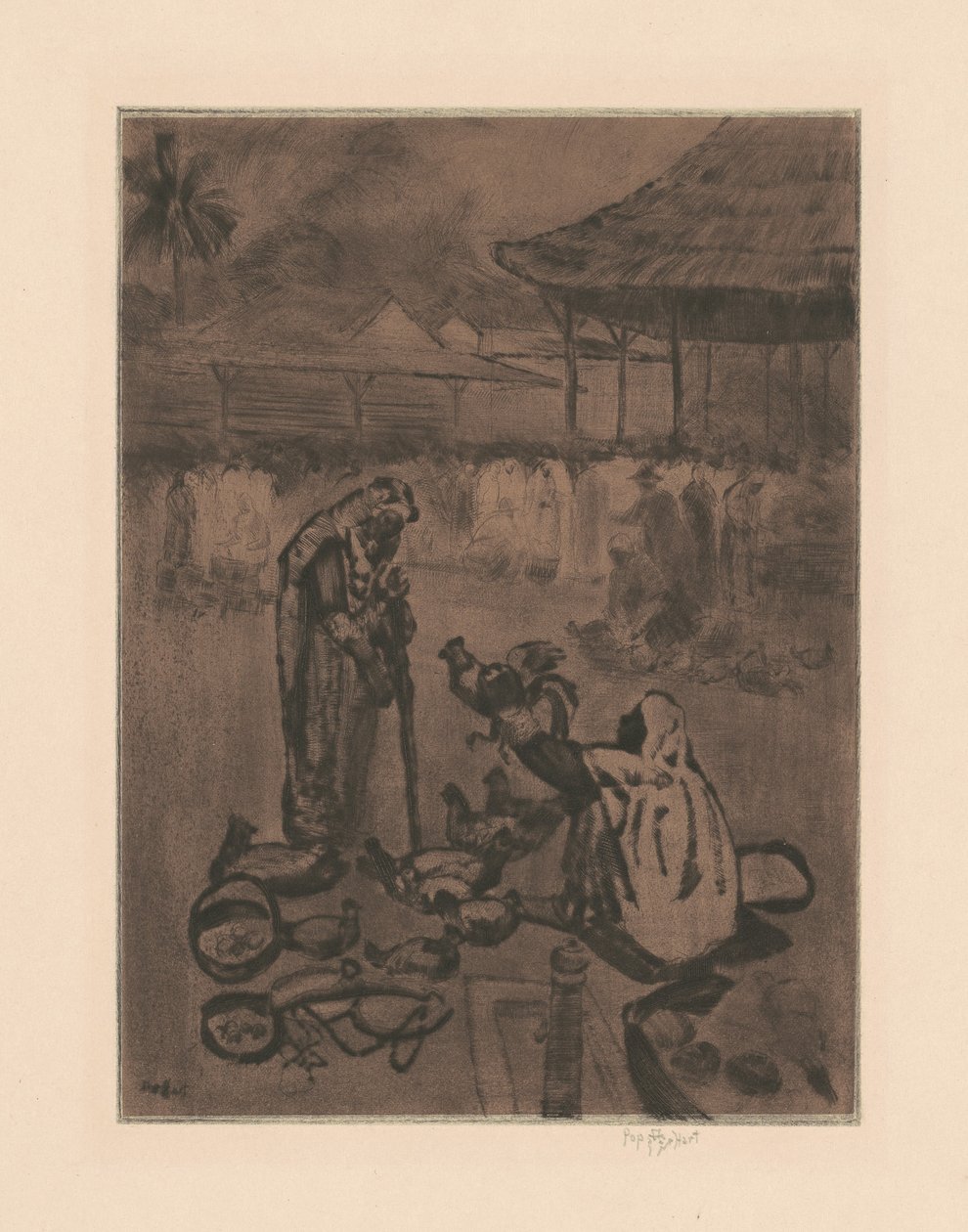 Hühnerverkäufer, Trinidad von George Overbury