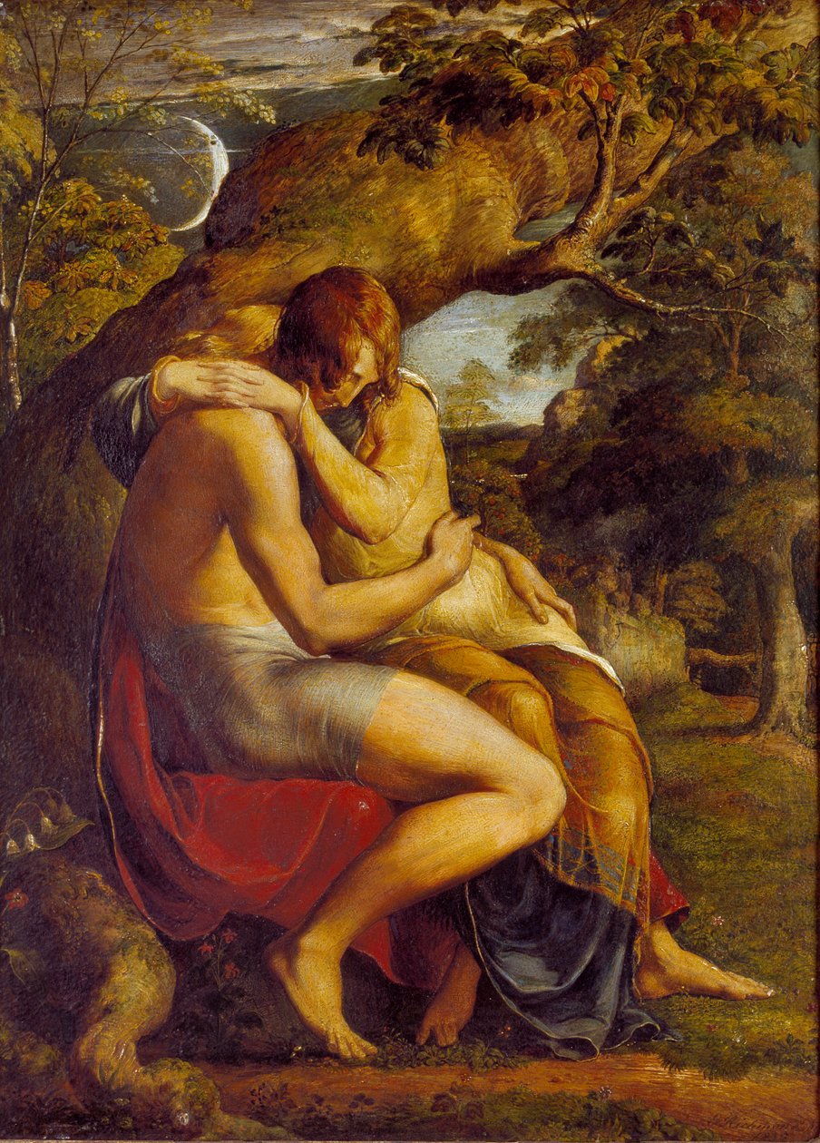 Am Vorabend der Trennung, 1830 von George Richmond