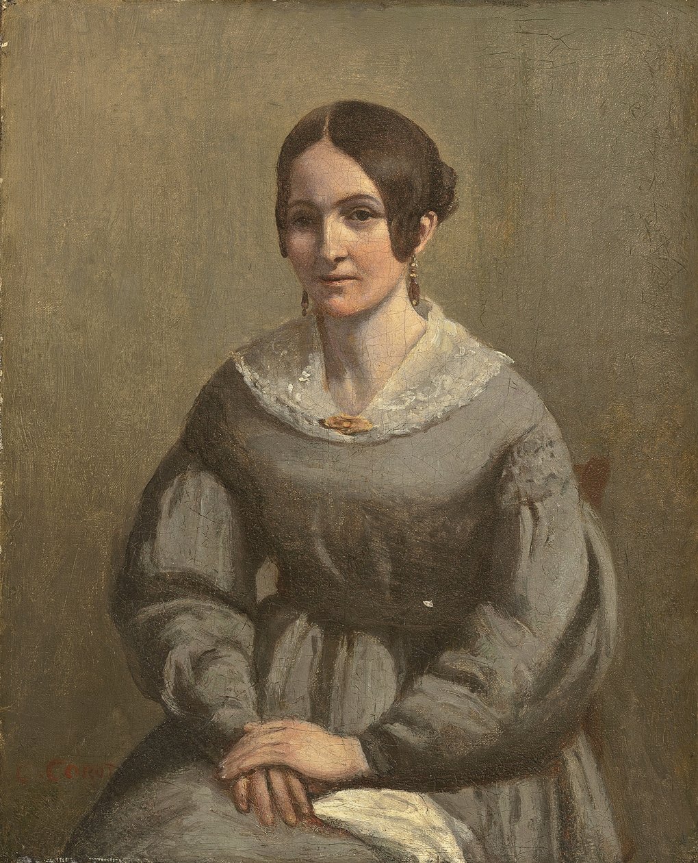 Porträt einer jungen Frau von George Richmond