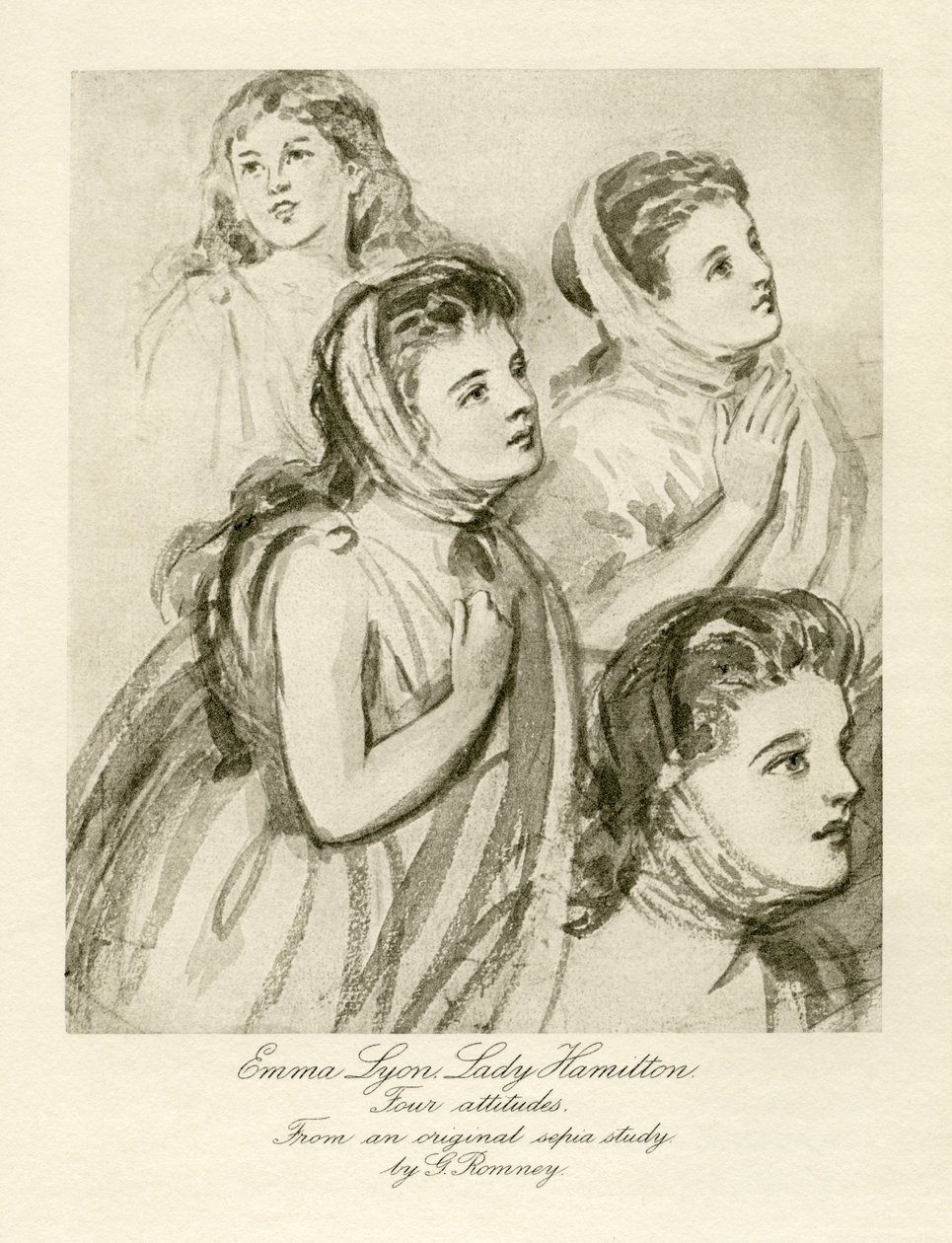 Emma Lady Hamilton von George Romney