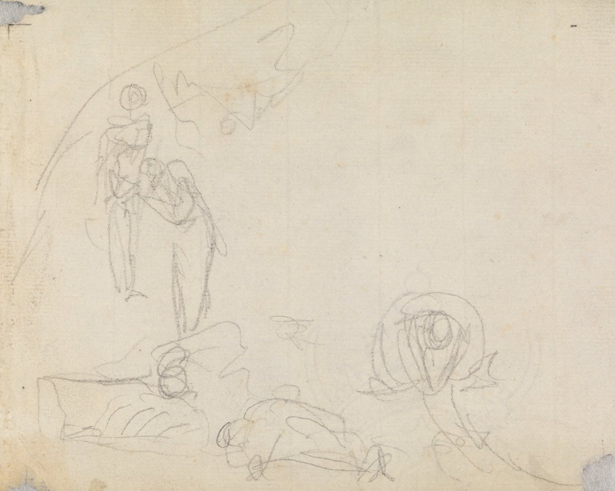 Figurenkompositionsstudie 16 von George Romney