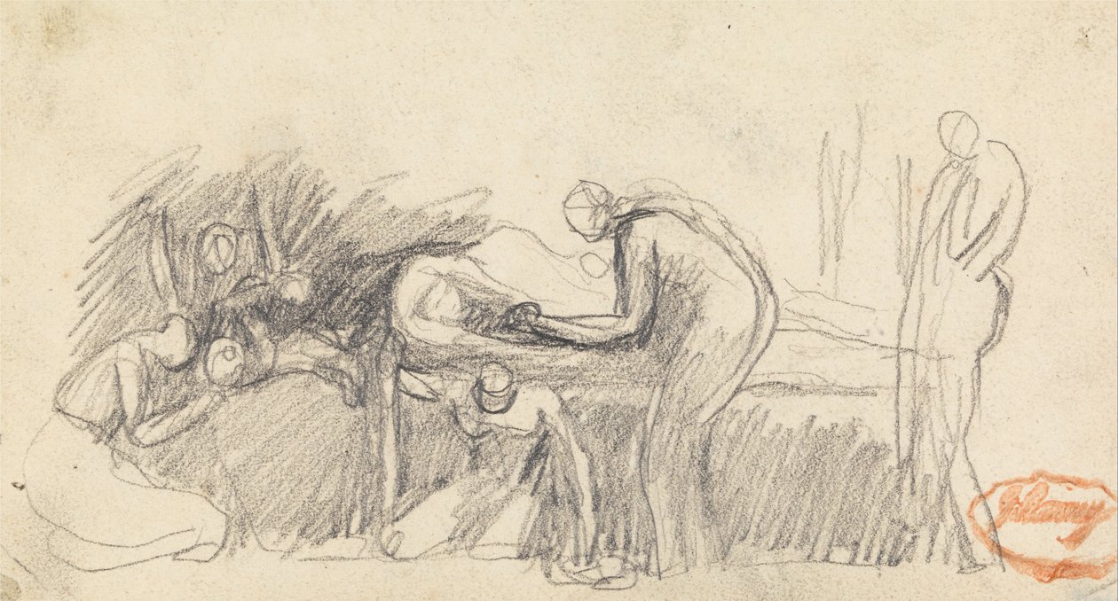 Figurenkompositionsstudie 23 von George Romney