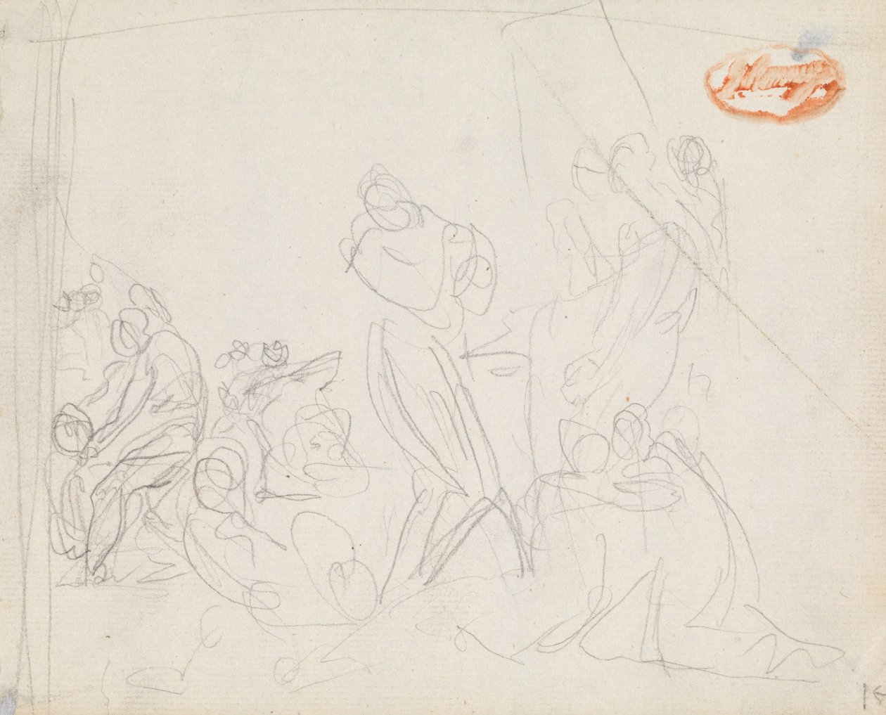 Figurenkompositionsstudie 34 von George Romney