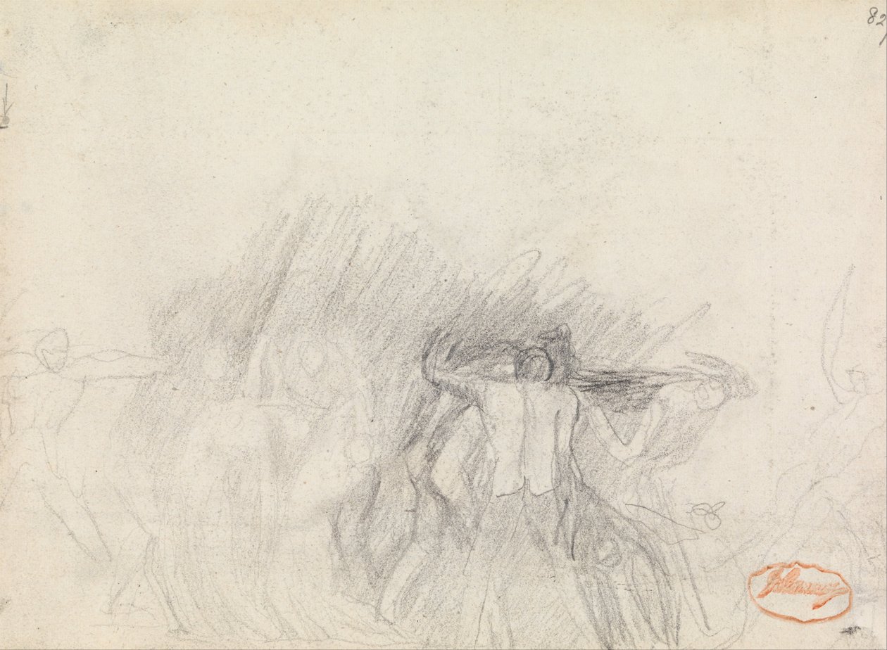 Figurenkompositionsstudie 50 von George Romney
