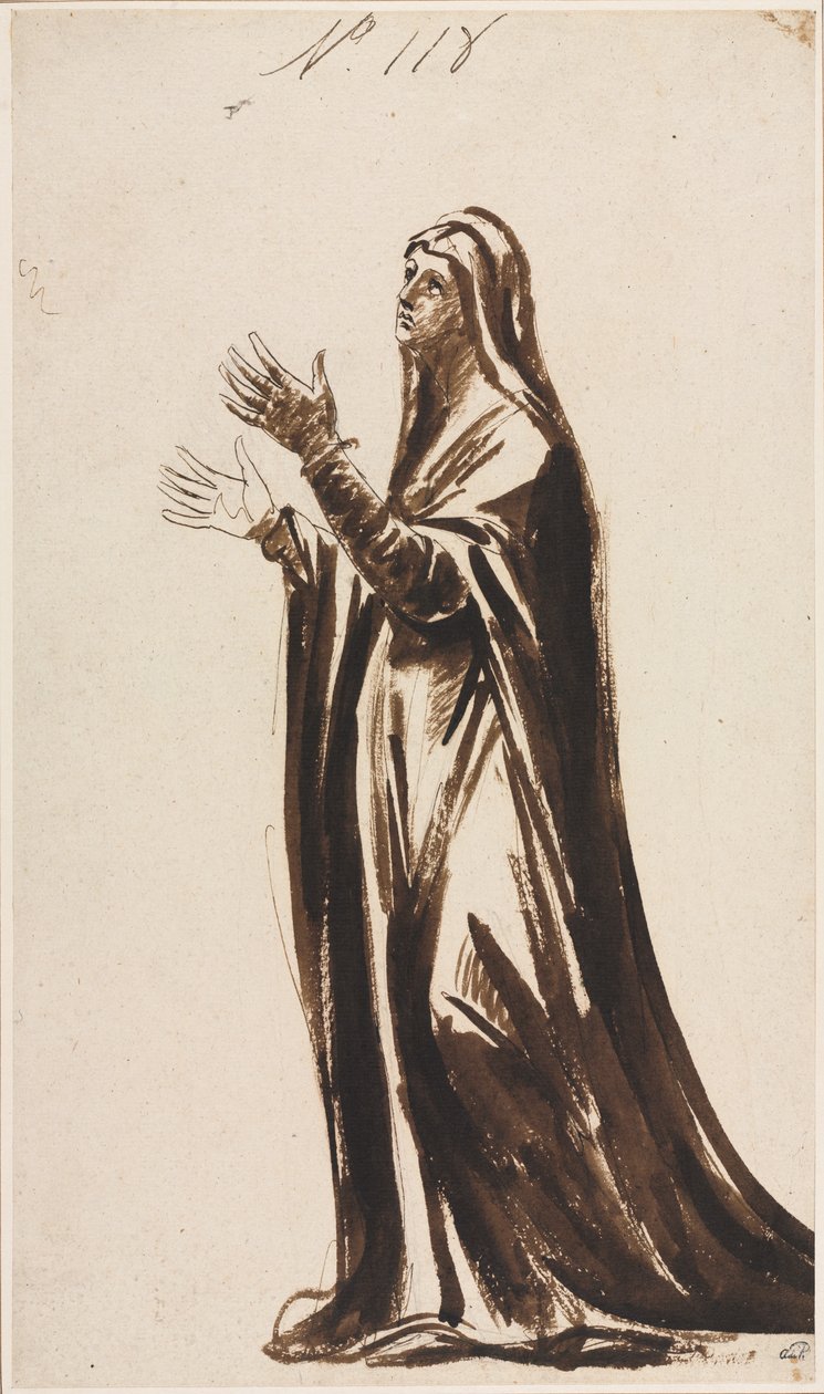 Mater Dolorosa (Trauernde Mutter, 1776) von George Romney