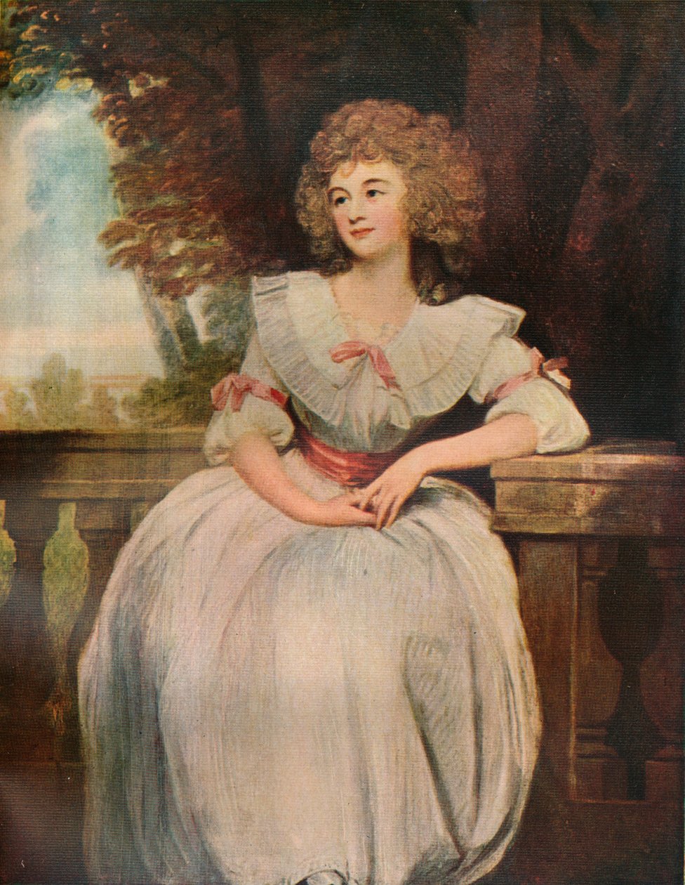 Mrs. Mark Currie, 1789 von George Romney