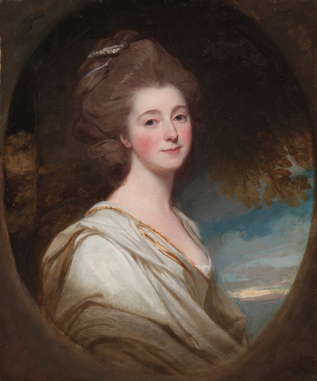 Porträt von Jane Hoskyns von George Romney