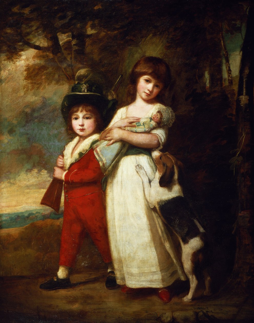 Porträt der Vernon-Kinder von George Romney