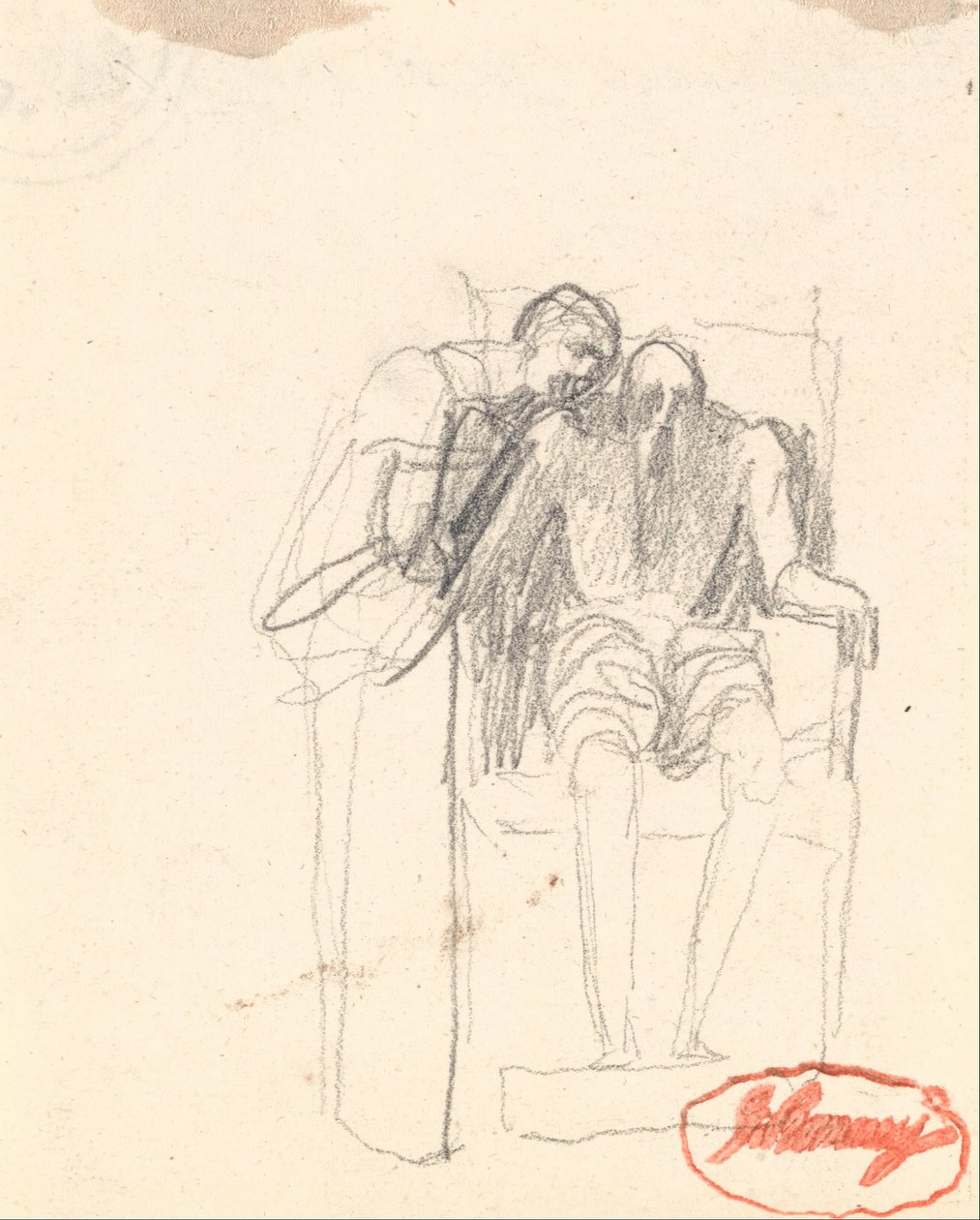 Möglicherweise zwei Figuren aus "Alter" von George Romney