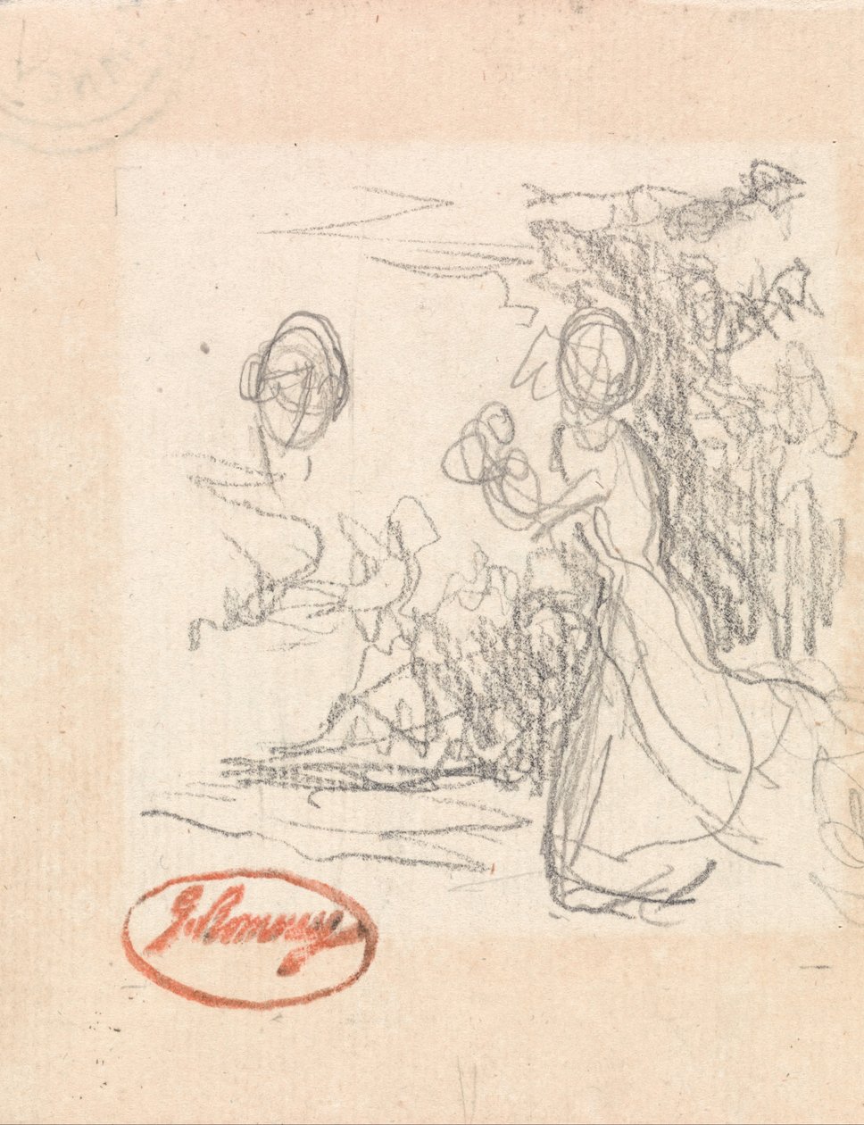 Junge Dame, möglicherweise auf der Flucht von George Romney