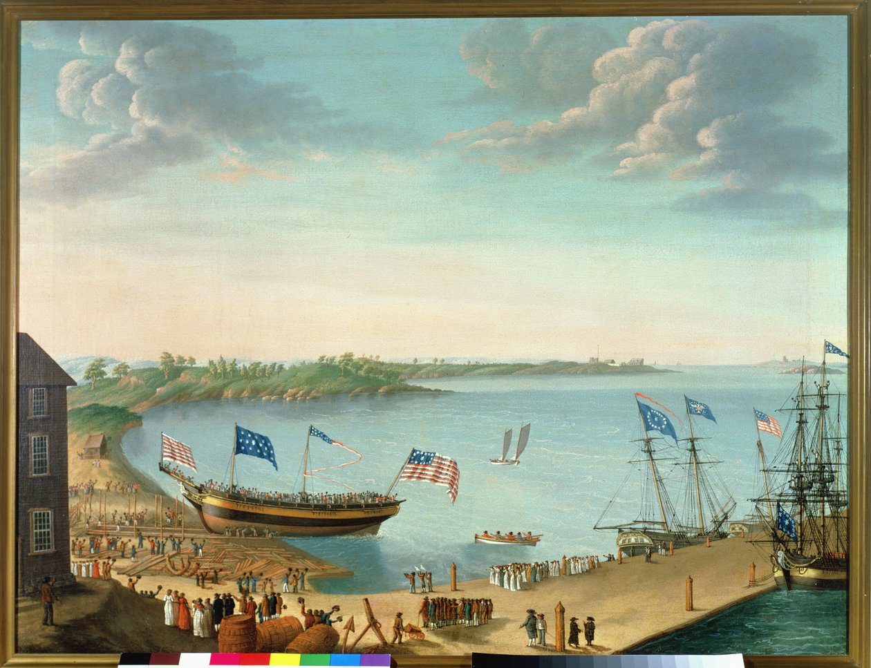Stapellauf des Schiffes 