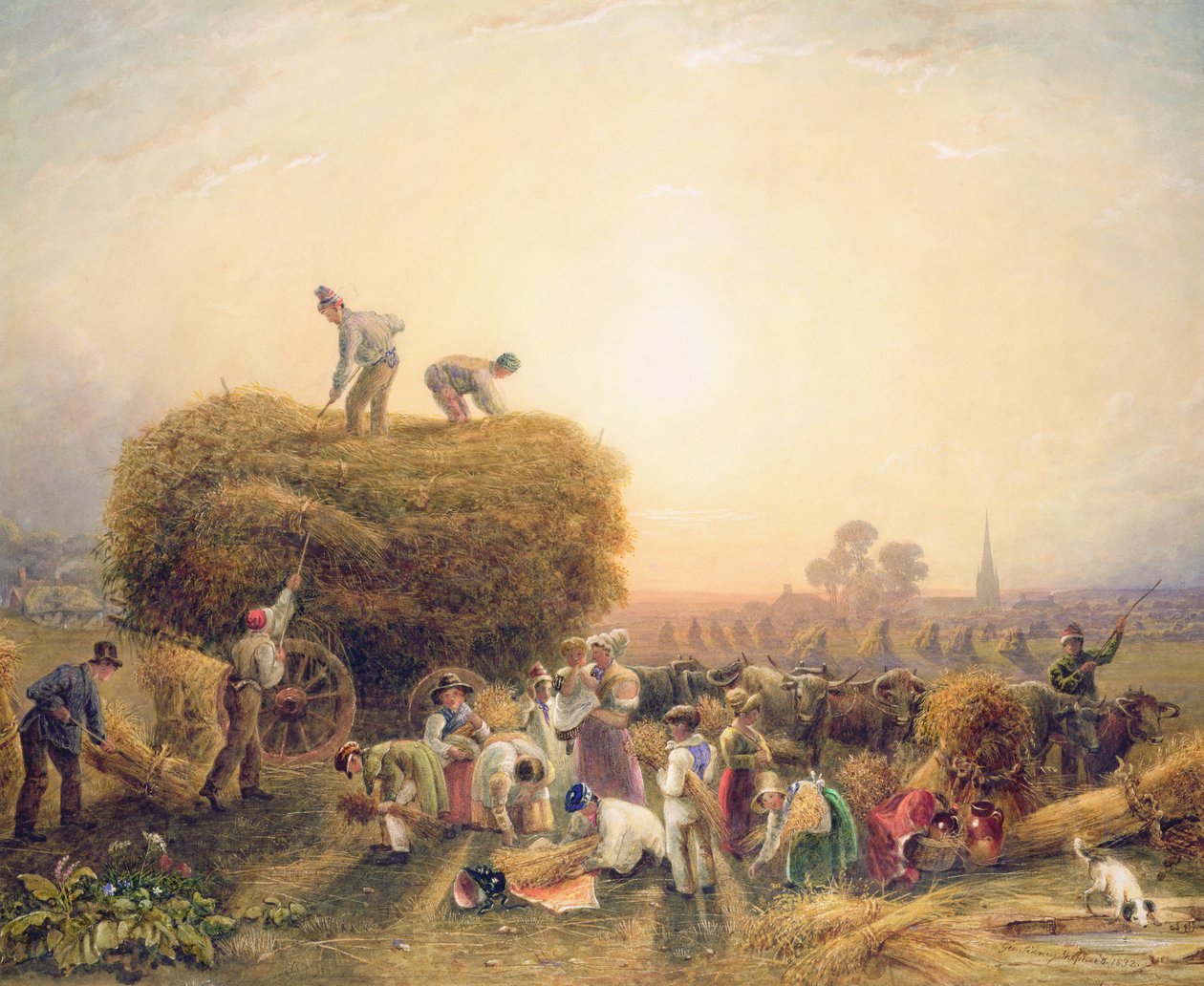 Heuernte, 1832 von George Shepherd