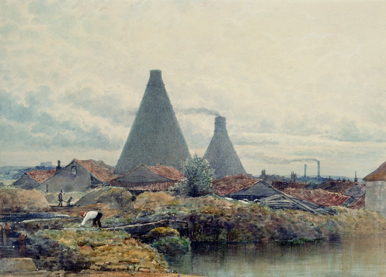 Die Brennöfen, 1831 von George Shepherd