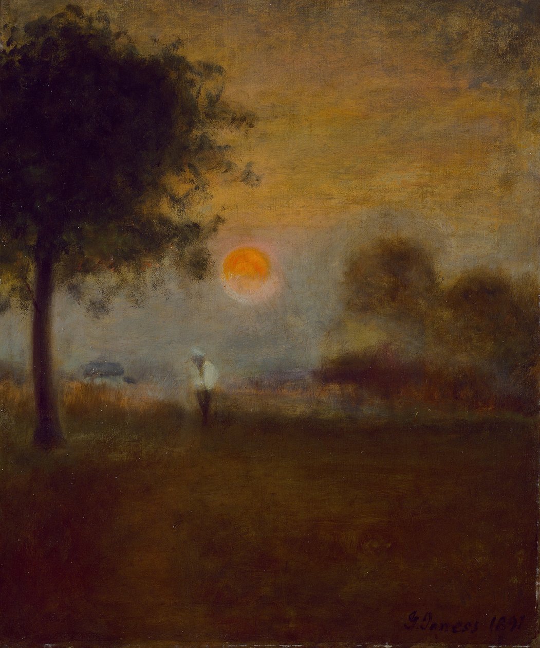 Mondaufgang, 1891 von George Snr. Inness