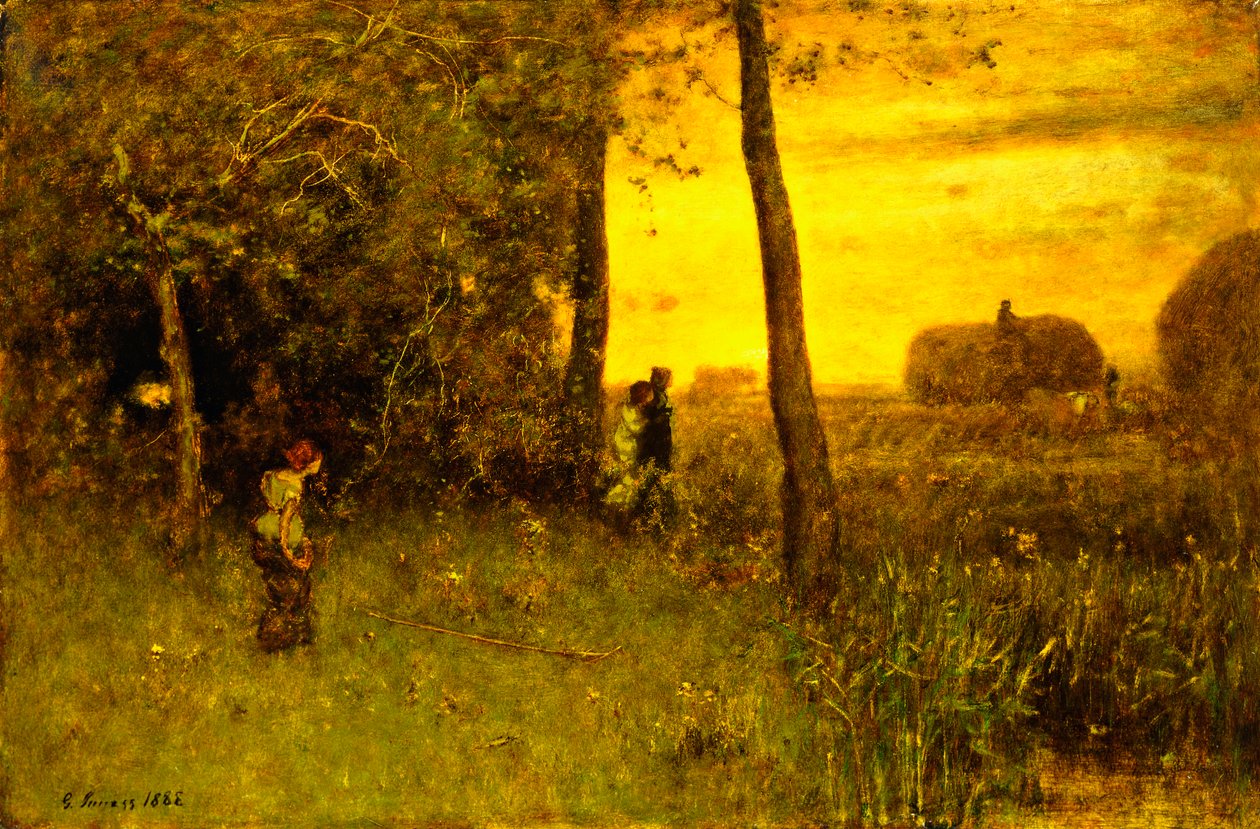 Die Badenden von George Snr. Inness