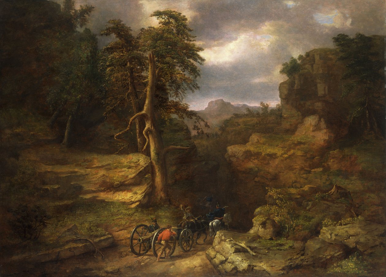 Die düsteren Tage von 1776 von George Snr. Inness